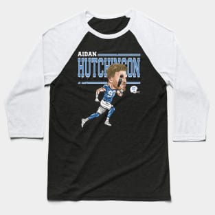 Aidan Hutchinson Detroit Cartoon Baseball T-Shirt